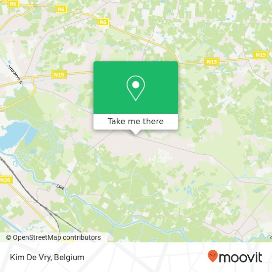 Kim De Vry map