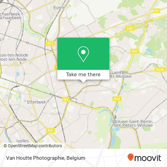 Van Houtte Photographie map
