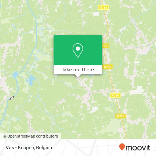Vos - Knapen map
