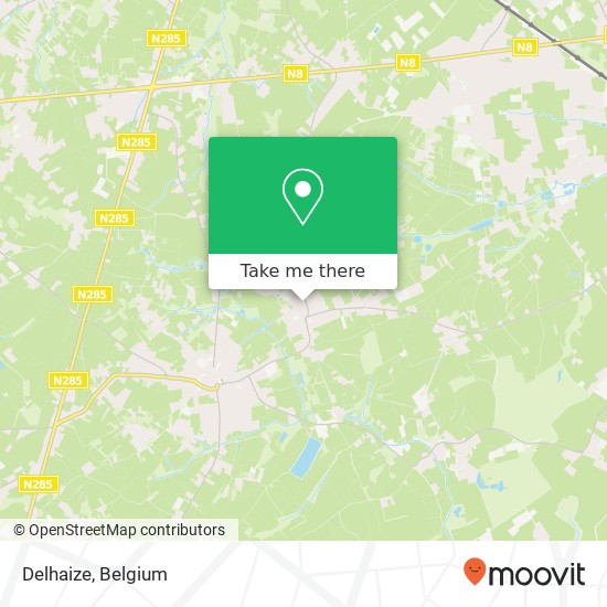 Delhaize map