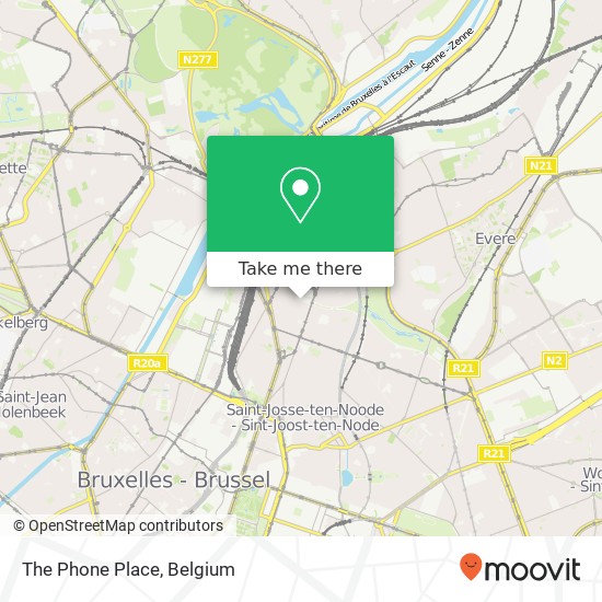 The Phone Place map