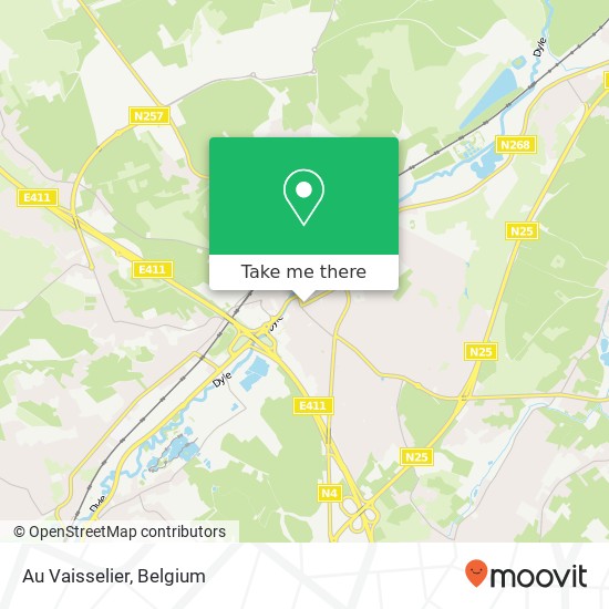 Au Vaisselier map