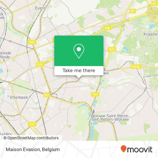 Maison Evasion map