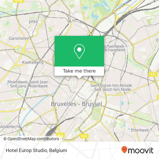 Hotel Europ Studio map