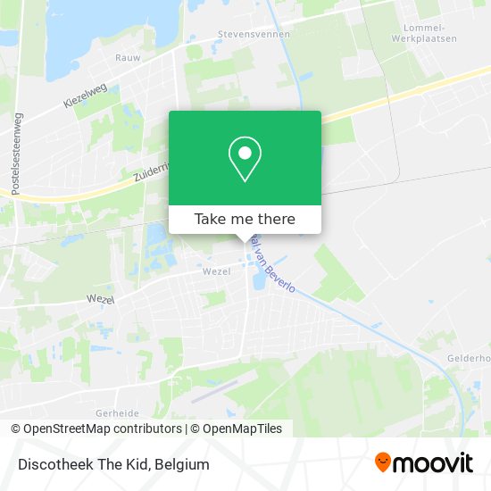 Discotheek The Kid map