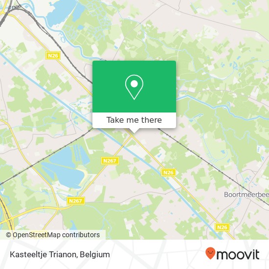 Kasteeltje Trianon map