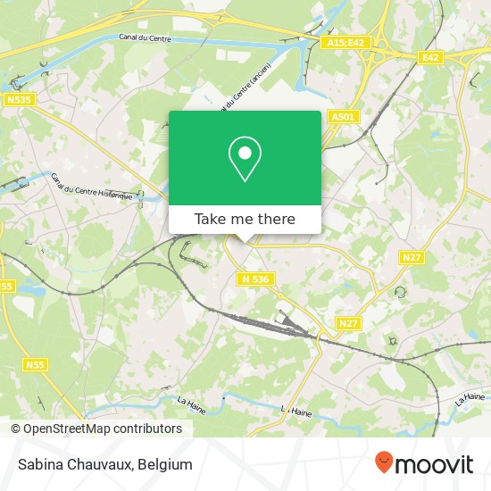 Sabina Chauvaux map
