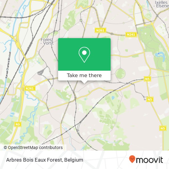 Arbres Bois Eaux Forest plan