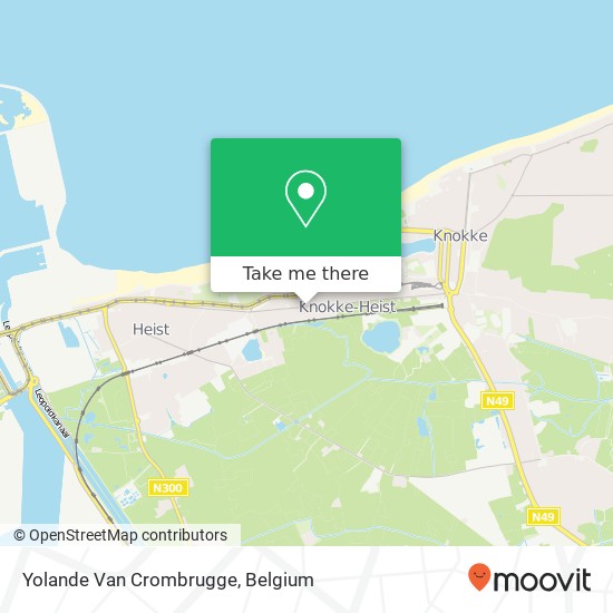 Yolande Van Crombrugge map