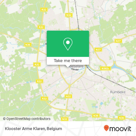 Klooster Arme Klaren map