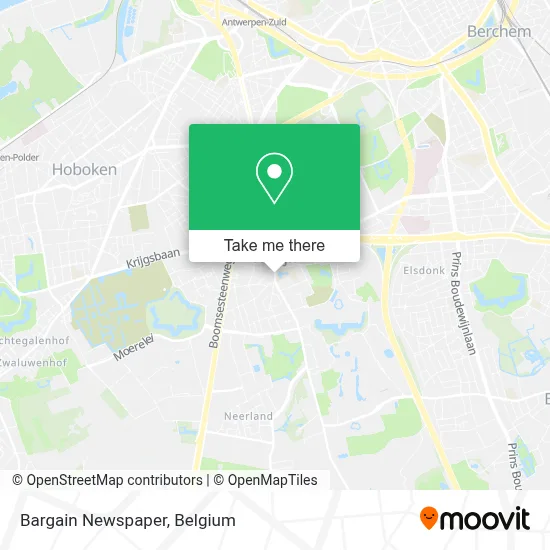 Bargain Newspaper map