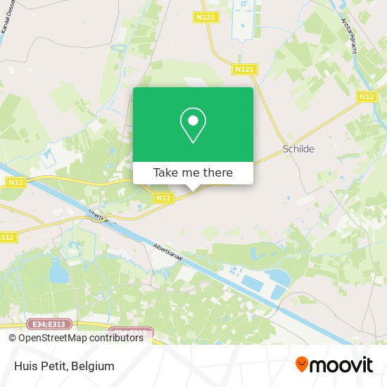 Huis Petit map