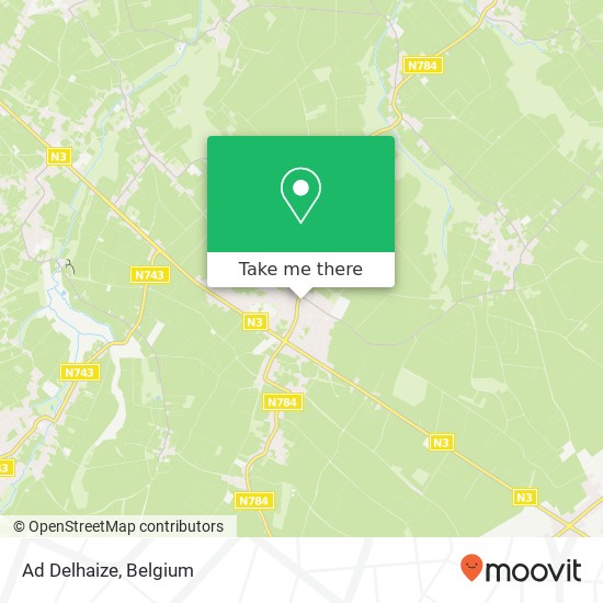 Ad Delhaize map