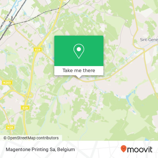 Magentone Printing Sa map