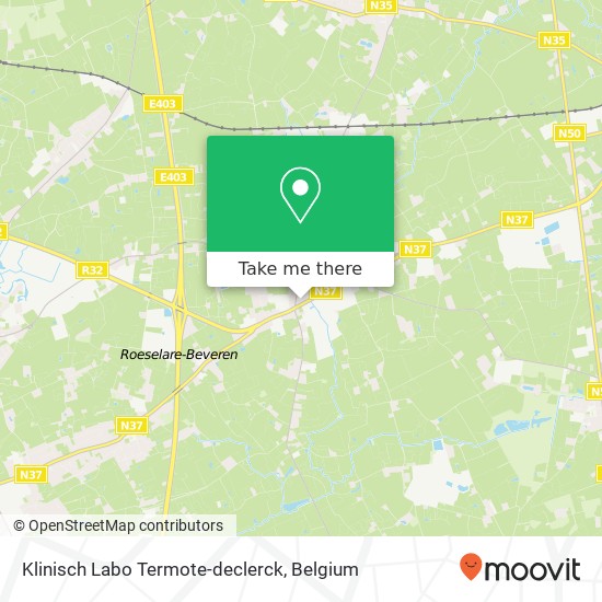 Klinisch Labo Termote-declerck map