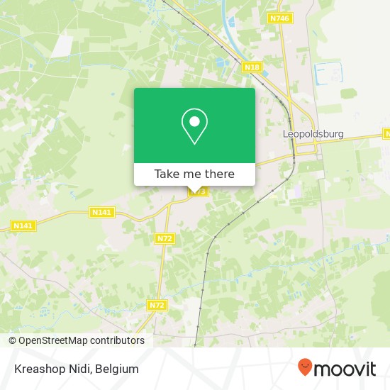 Kreashop Nidi map