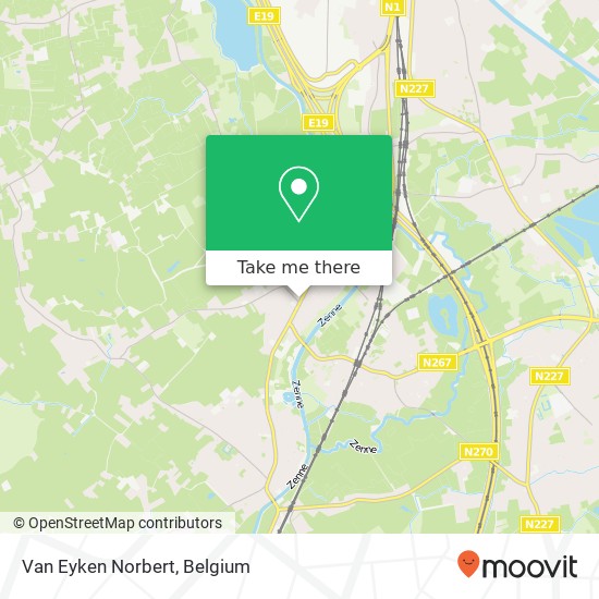 Van Eyken Norbert map