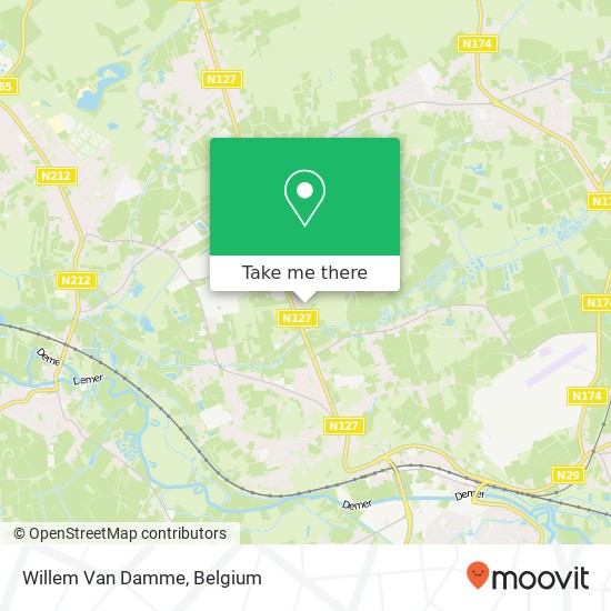Willem Van Damme map
