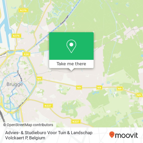 Advies- & Studieburo Voor Tuin & Landschap Volckaert P map