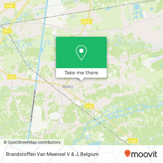 Brandstoffen Van Meensel V & J map