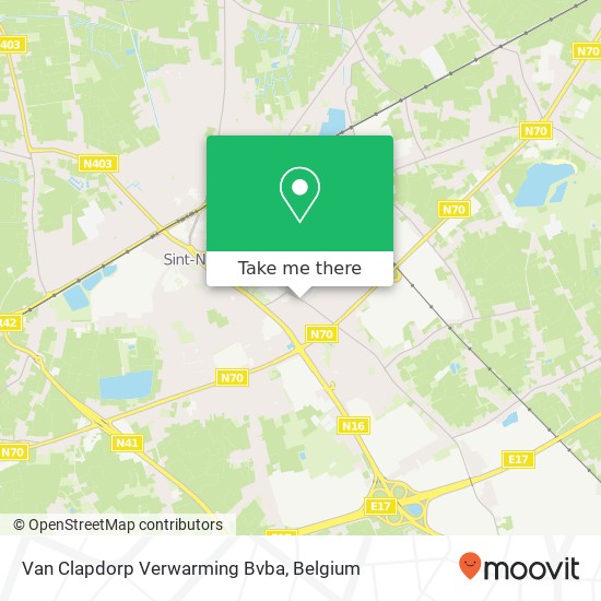 Van Clapdorp Verwarming Bvba plan