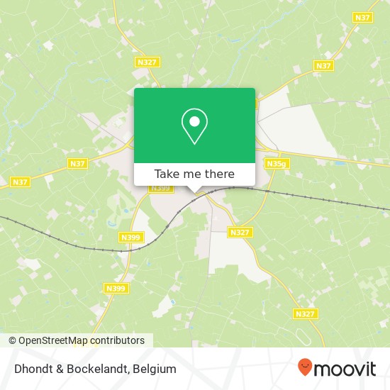 Dhondt & Bockelandt map