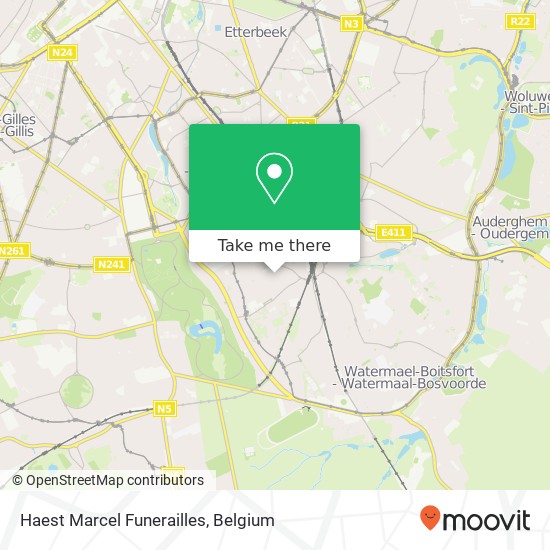 Haest Marcel Funerailles map