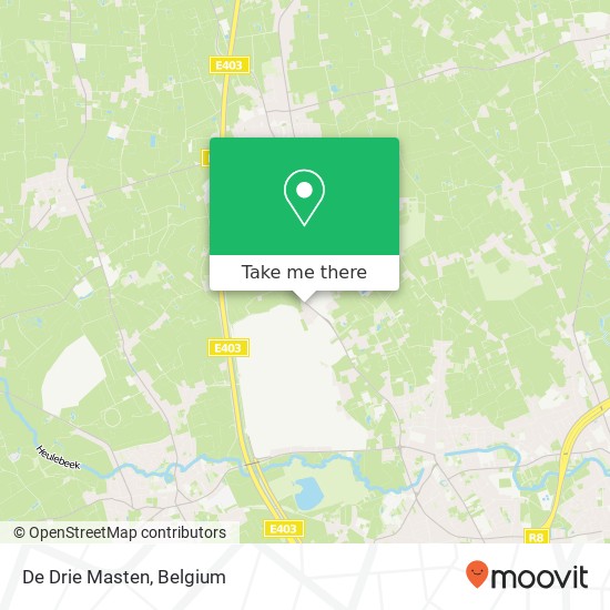 De Drie Masten map