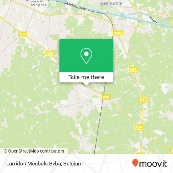 Larridon Meubels Bvba map