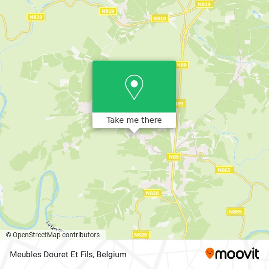 Meubles Douret Et Fils map
