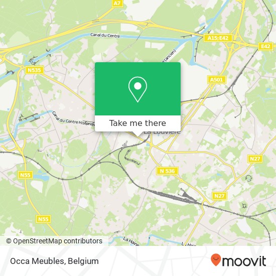 Occa Meubles map