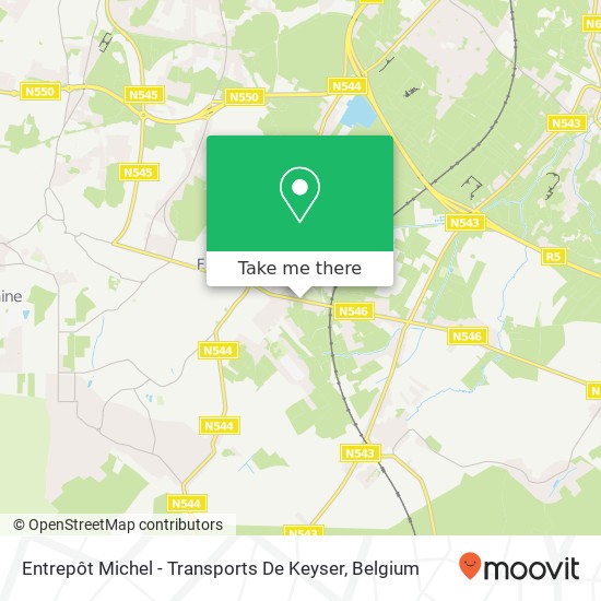 Entrepôt Michel - Transports De Keyser map