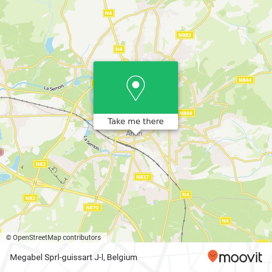 Megabel Sprl-guissart J-l map