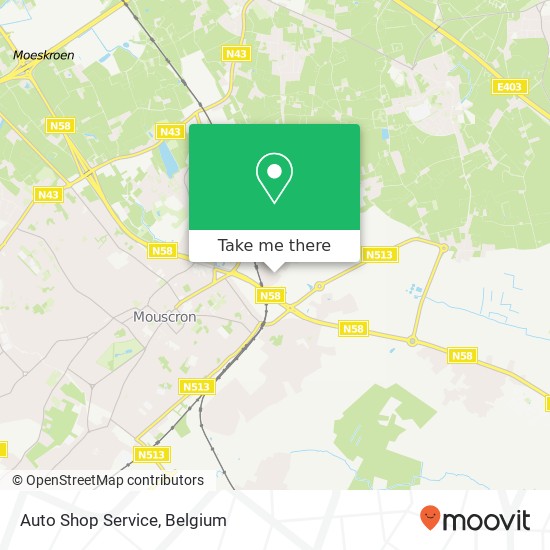 Auto Shop Service map