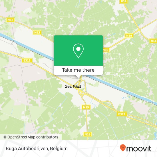 Buga Autobedrijven map