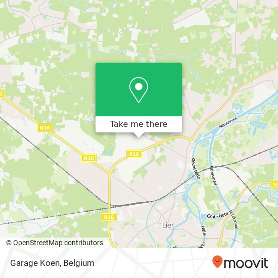 Garage Koen map