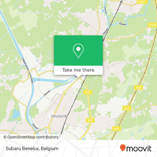 Subaru Benelux map