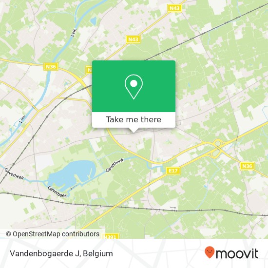 Vandenbogaerde J map