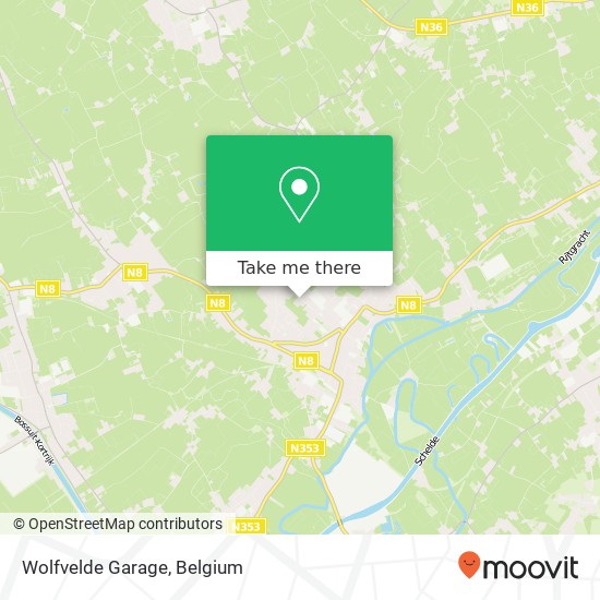 Wolfvelde Garage map