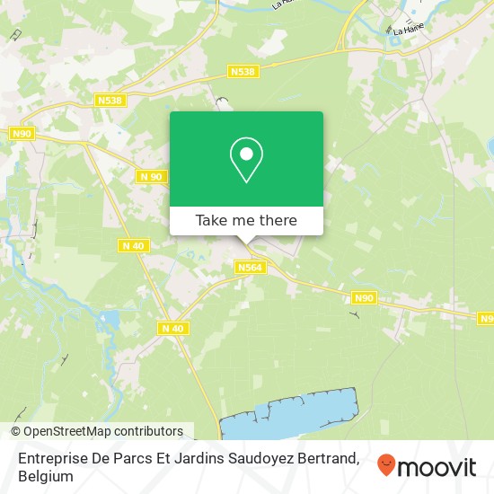 Entreprise De Parcs Et Jardins Saudoyez Bertrand map