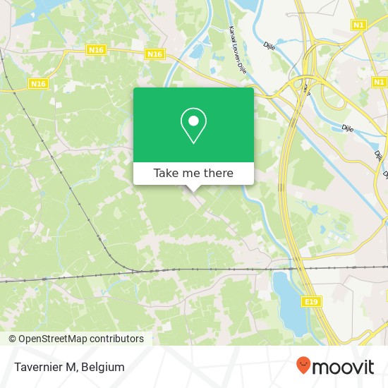 Tavernier M map