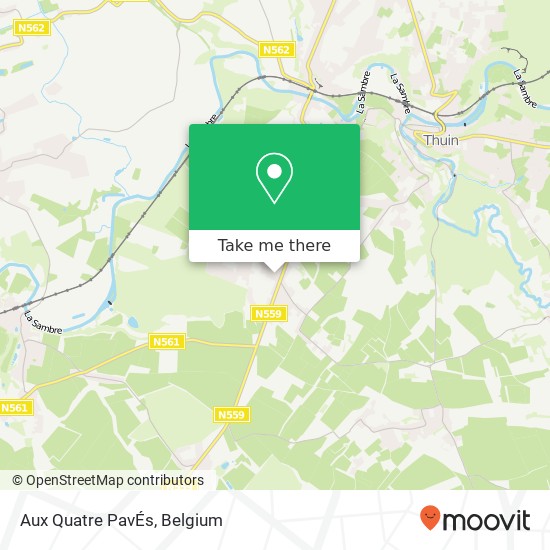 Aux Quatre PavÉs map