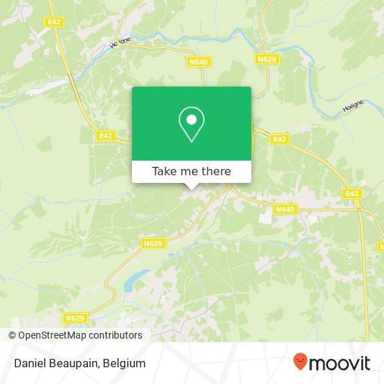 Daniel Beaupain map