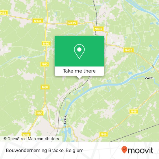 Bouwonderneming Bracke map