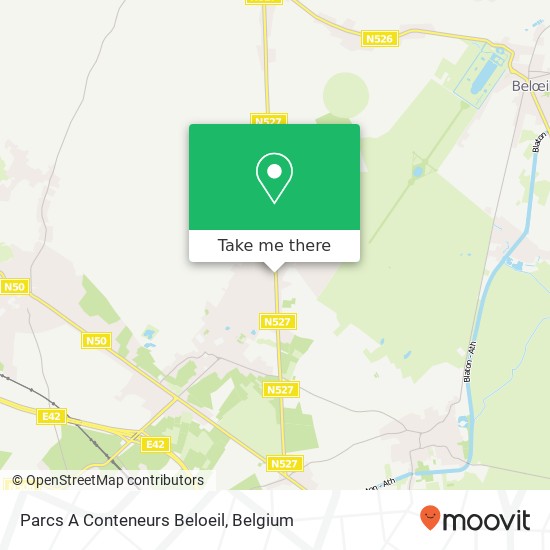 Parcs A Conteneurs Beloeil map