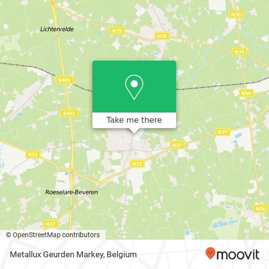 Metallux Geurden Markey map