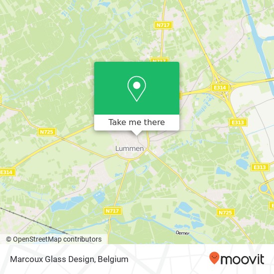 Marcoux Glass Design map