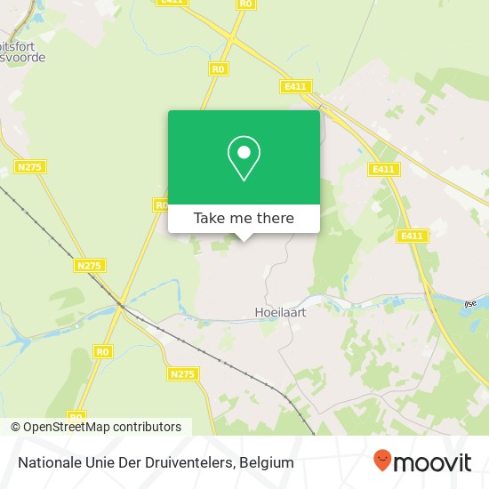 Nationale Unie Der Druiventelers map