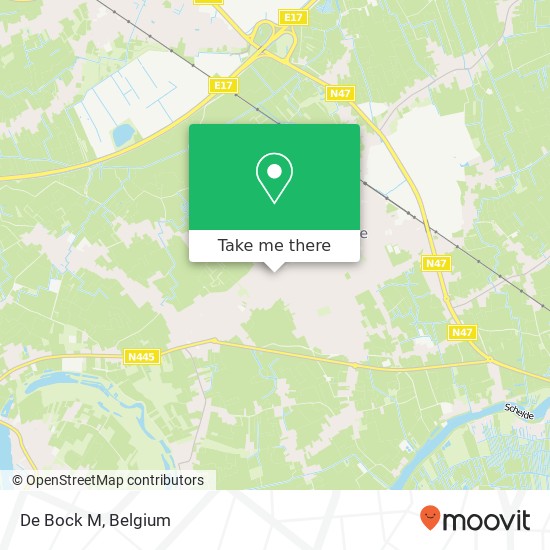 De Bock M map