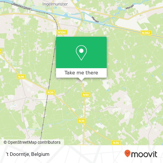 't Doorntje map